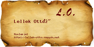 Lellek Ottó névjegykártya